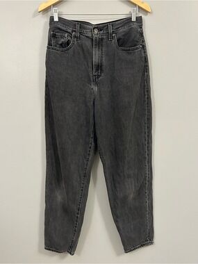 Levi's High Loose Taper Women’s Washed Black Relaxed Jeans Size 28